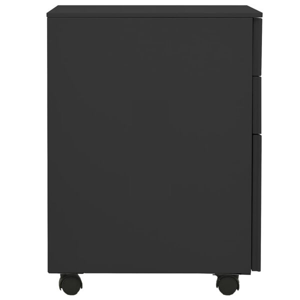 vidaXL Αρχειοθήκη Φορητή Ανθρακί 39 x 45 x 60 εκ. Ατσάλινη