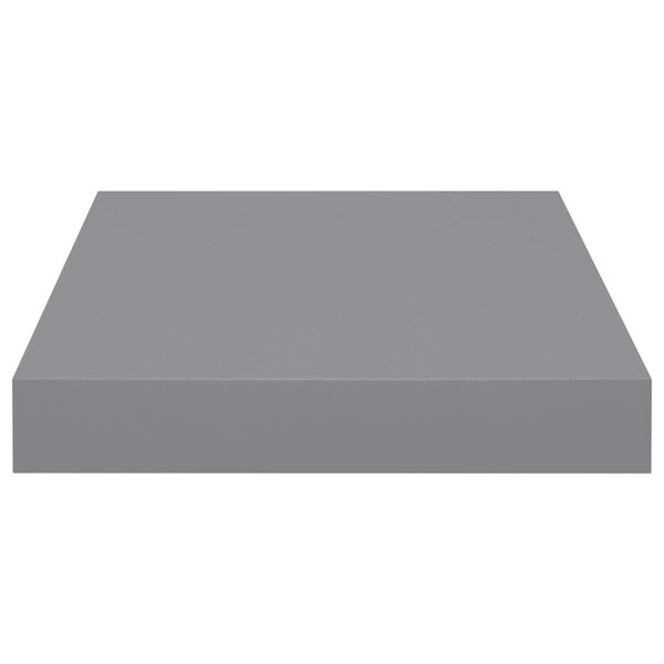vidaXL Ράφια Τοίχου 4 τεμ. Γκρι 23x23,5x3,8 εκ. MDF