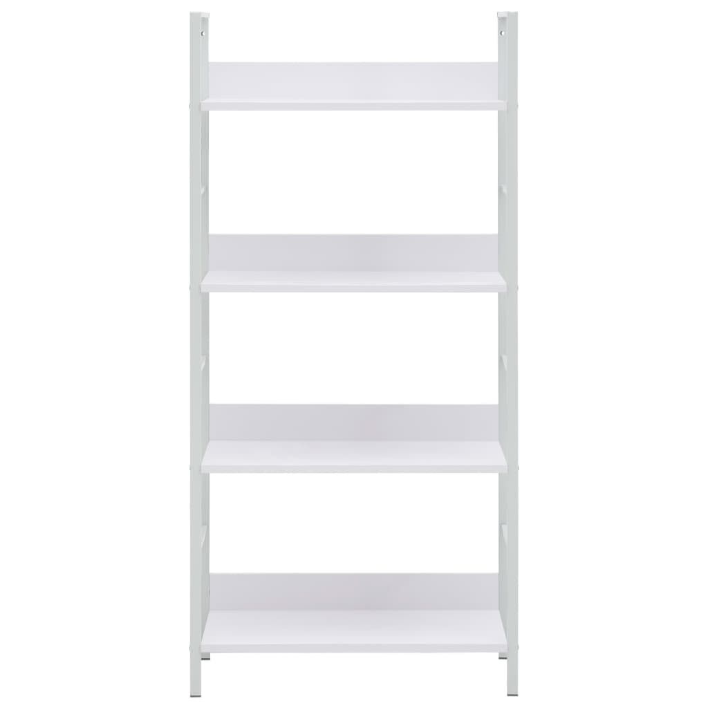 vidaXL Ραφιέρα 4 Επιπέδων Λευκή 60x27,6x124,5 εκ. Επεξεργασμένο Ξύλο