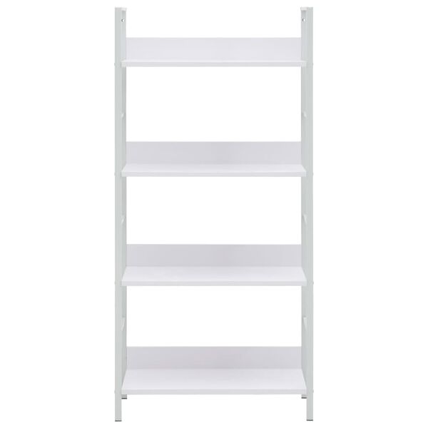 vidaXL Ραφιέρα 4 Επιπέδων Λευκή 60x27,6x124,5 εκ. Επεξεργασμένο Ξύλο