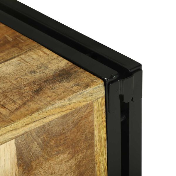 vidaXL Ράφι Κρασιού Καφέ 34.5 x 35 x 39 εκ. Μασίφ ξύλο μάνγκο