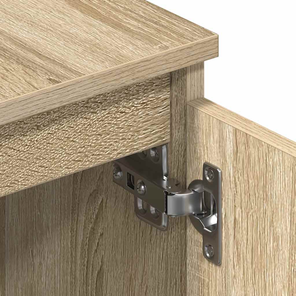 vidaXL Έπιπλο Τηλεόρασης Sonoma Δρυς 140x40x35,5 εκ. από Επεξ. Ξύλο