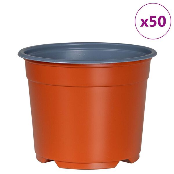 vidaXL &Gamma;&lambda;ά&sigma;&tau;&rho;&alpha; &Lambda;&omicron;&upsilon;&lambda;&omicron;&upsilon;&delta;&iota;ώ&nu; 50 pcs &Tau;&epsilon;&rho;&alpha;&kappa;ό&tau;&alpha; &Oslash; 15 x 12.5 &epsilon;&kappa;. &Pi;&lambda;&alpha;&sigma;&tau;&iota;&kappa;ό
