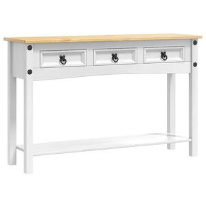 vidaXL End Table Corona &Lambda;&epsilon;&upsilon;&kappa;ό 114 x 34,5 x 73 &epsilon;&kappa;. &Sigma;&tau;&epsilon;&rho;&epsilon;ά &xi;&upsilon;&lambda;&epsilon;ί&alpha; &pi;&epsilon;ύ&kappa;&omicron;&upsilon;
