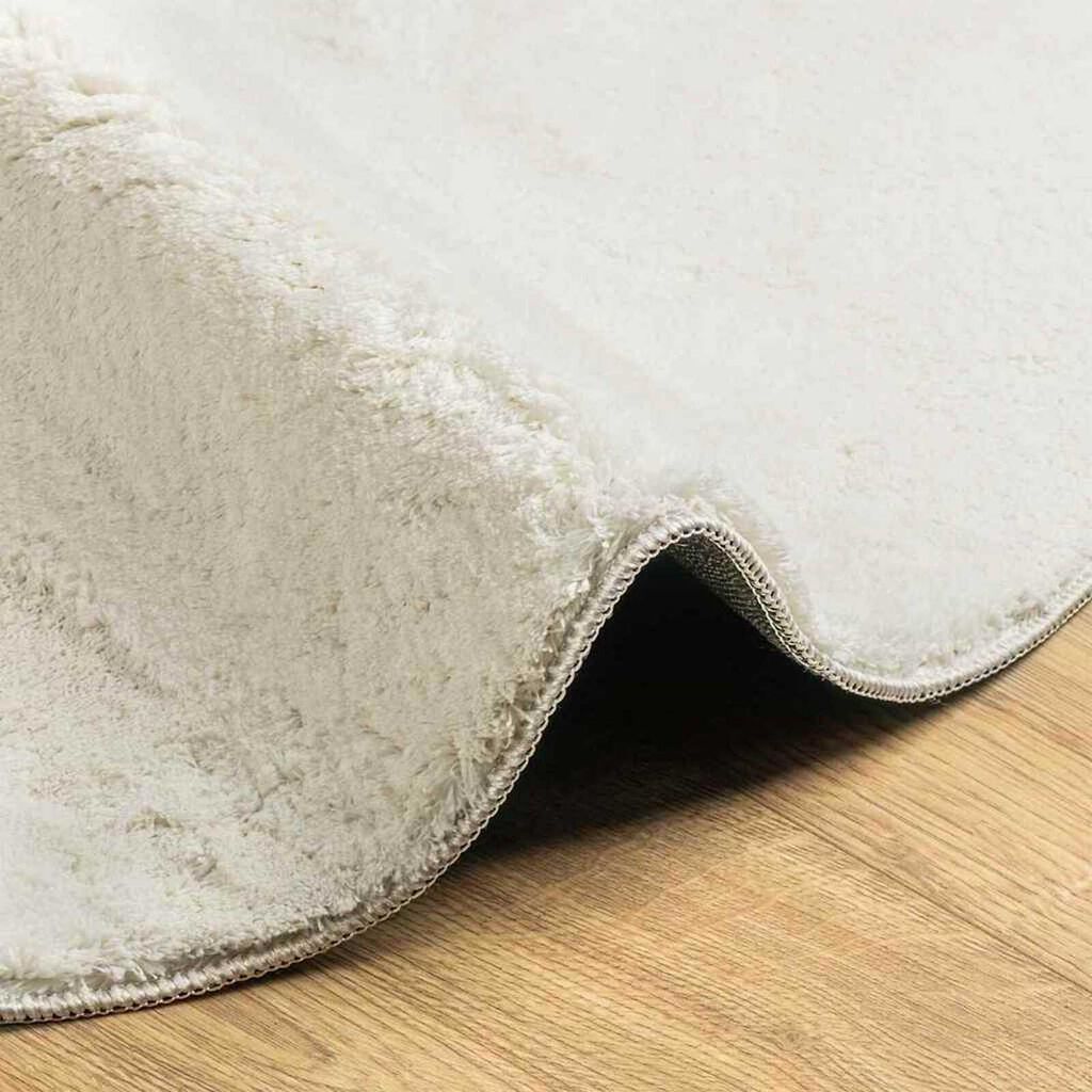 vidaXL Χαλί Κρεμ 80 x 150 cm Πολυεστέρας