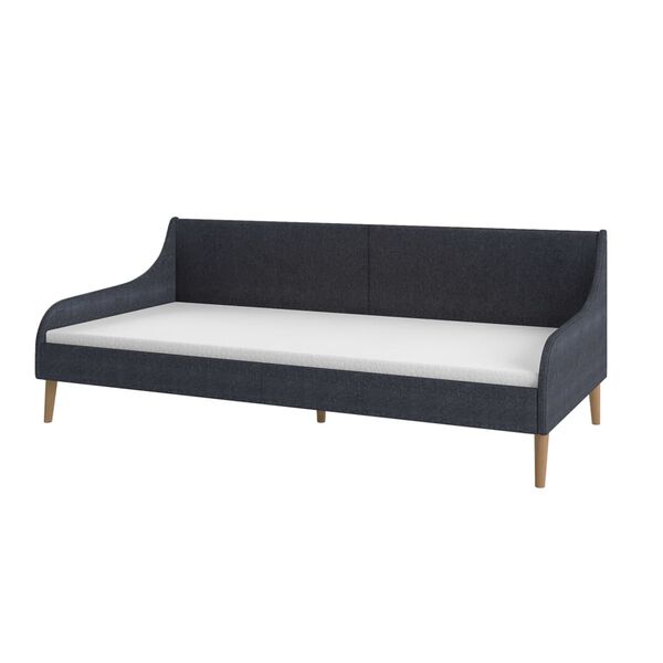 vidaXL Πλαίσιο Daybed Σκούρο Γκρι Υφασμάτινο