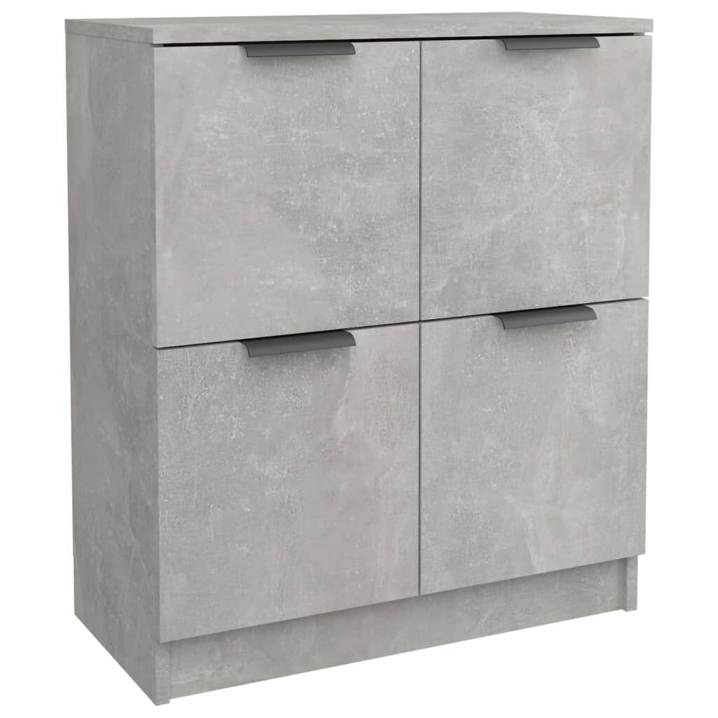 vidaXL Ντουλάπι Γκρι Σκυροδέματος 60x30x70 εκ. από Επεξεργασμένο Ξύλο