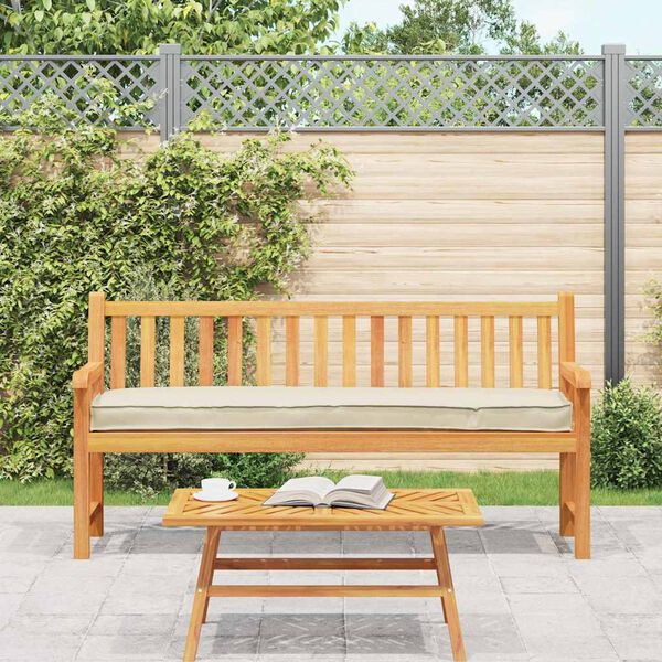 vidaXL Μαξιλάρι παλέτας Κρεμ 180 x 40 x 8 εκ. Ύφασμα Oxford