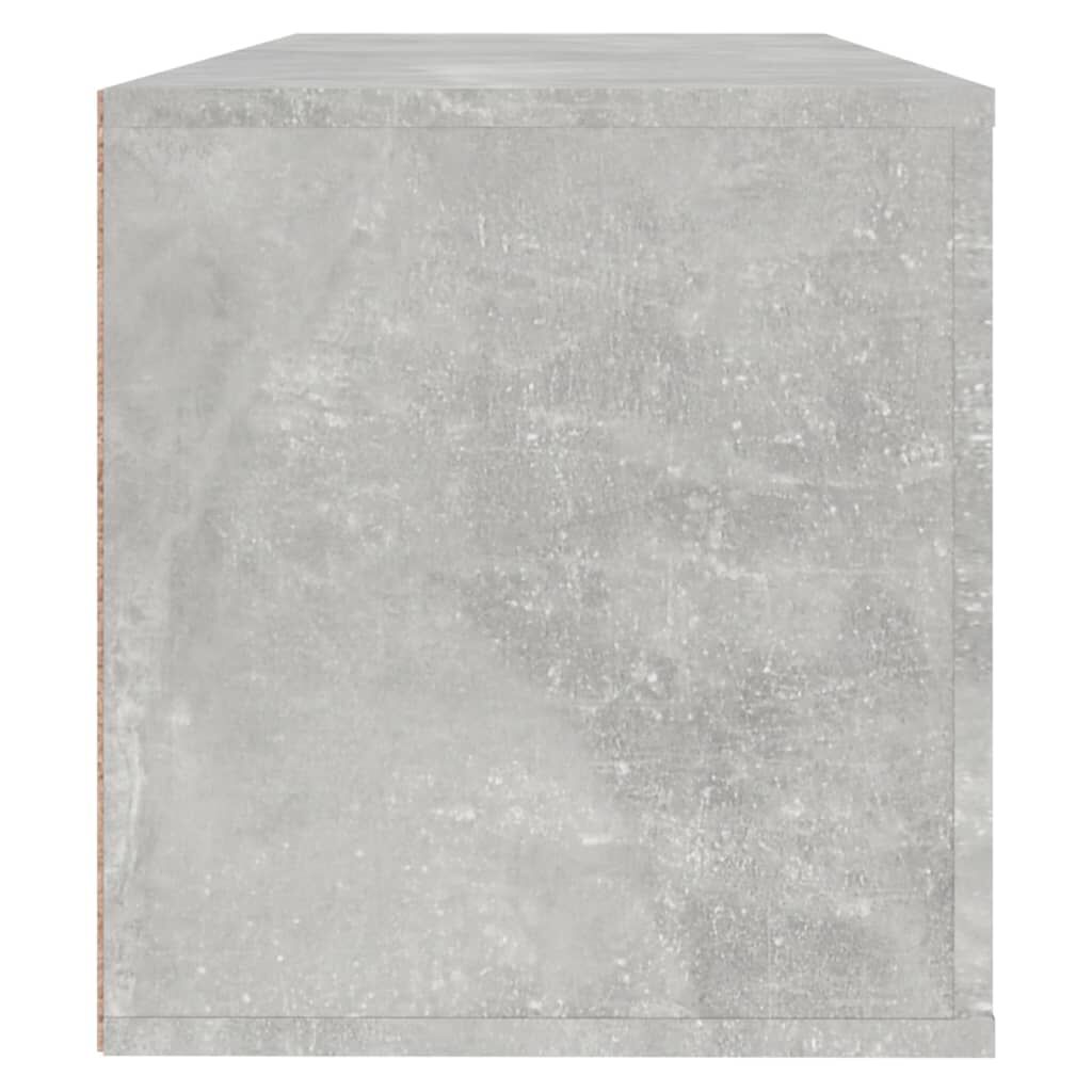 vidaXL Παπουτσοθήκη Γκρι Σκυροδέματος 100x35x38 εκ. Επεξεργασμένο Ξύλο
