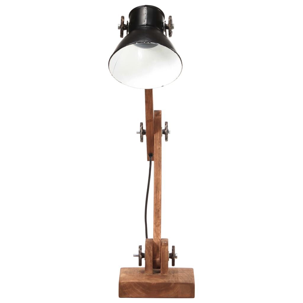 vidaXL Φωτιστικό Επιτραπέζιο Industrial Στρ. 25 W Μαύρο 58x18x90εκ Ε27