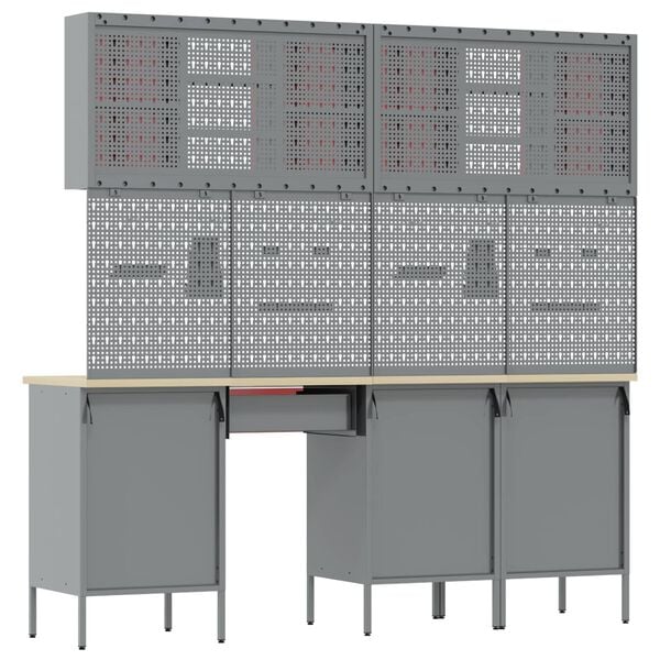 vidaXL &Nu;&tau;&omicron;&upsilon;&lambda;ά&pi;&alpha; &Epsilon;&rho;&gamma;&alpha;&sigma;ί&alpha;&sigmaf; 10 pcs &Kappa;ό&kappa;&kappa;&iota;&nu;&omicron; &Mu;&eta;&chi;&alpha;&nu;&iota;&sigma;&mu;έ&nu;&omicron; &xi;ύ&lambda;&omicron; &kappa;&alpha;&iota; &alpha;&tau;&sigma;ά&lambda;&iota;