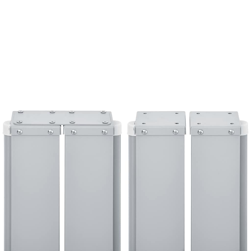 vidaXL Σκίαστρο Πλαϊνό Συρόμενο Κόκκινο 100 x 600 εκ.