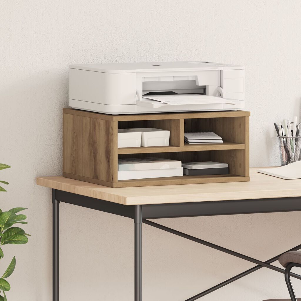 vidaXL Σταντ Εκτυπωτή Artisan Oak 49x40x22,5 εκ Επεξεργασμένο Ξύλο