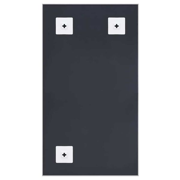 vidaXL Καθρέφτης Ασημένιος 80 x 60 εκ.