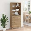 vidaXL Highboard Artisan Oak 69,5 x 32,5 x 180 &epsilon;&kappa; &Epsilon;&pi;&epsilon;&xi;&epsilon;&rho;&gamma;&alpha;&sigma;&mu;έ&nu;&omicron; &xi;ύ&lambda;&omicron;