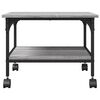 vidaXL Βάση Εκτυπωτή 2 Επιπέδων Γκρι Sonoma 50x40x38 εκ Επεξ. Ξύλο