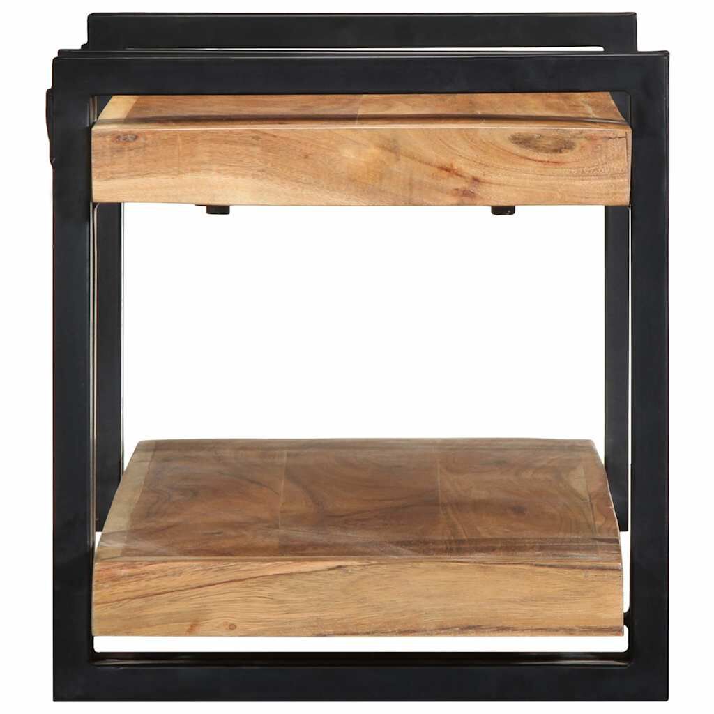 vidaXL Ράφι τοίχου 70x33x35 cm μασίφ ξύλο ακακίας