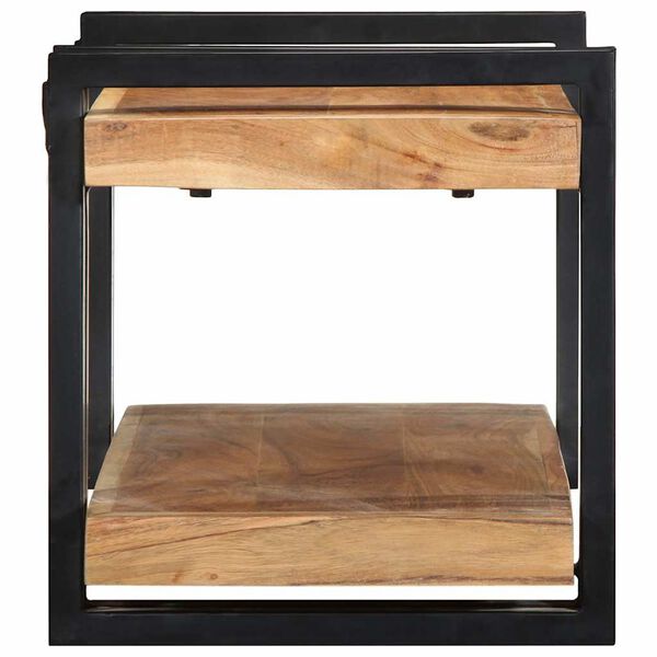 vidaXL Ράφι τοίχου 70x33x35 cm μασίφ ξύλο ακακίας