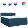vidaXL &Kappa;&rho;&epsilon;&beta;ά&tau;&iota; Boxspring &mu;&epsilon; &Sigma;&tau;&rho;ώ&mu;&alpha; &Mu;&pi;&lambda;&epsilon; 200x200 &epsilon;&kappa;. &Beta;&epsilon;&lambda;&omicron;ύ&delta;&iota;&nu;&omicron;