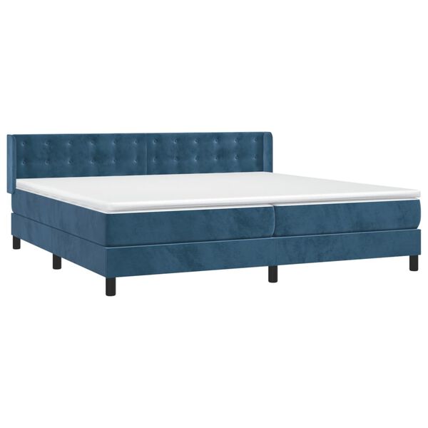 vidaXL &Kappa;&rho;&epsilon;&beta;ά&tau;&iota; Boxspring &mu;&epsilon; &Sigma;&tau;&rho;ώ&mu;&alpha; &Sigma;&kappa;&omicron;ύ&rho;&omicron; &Mu;&pi;&lambda;&epsilon; 200x200 &epsilon;&kappa;. &Beta;&epsilon;&lambda;&omicron;ύ&delta;&iota;&nu;&omicron;