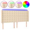 vidaXL &Kappa;&epsilon;&phi;&alpha;&lambda;ά&rho;&iota; &Kappa;&rho;&epsilon;&beta;&alpha;&tau;&iota;&omicron;ύ LED &Kappa;&rho;&epsilon;&mu; 163x16x118/128 &epsilon;&kappa;. &Upsilon;&phi;&alpha;&sigma;&mu;ά&tau;&iota;&nu;&omicron;