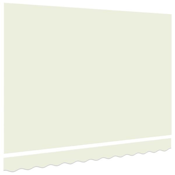 vidaXL Ύφασμα αντικατάστασης τέντας Κρεμ 350 x 200 cm Καραβόπανο