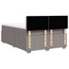 vidaXL &Kappa;&rho;&epsilon;&beta;ά&tau;&iota; Boxspring &mu;&epsilon; &Sigma;&tau;&rho;ώ&mu;&alpha; Taupe 140x190 &epsilon;&kappa;. &Upsilon;&phi;&alpha;&sigma;&mu;ά&tau;&iota;&nu;&omicron;
