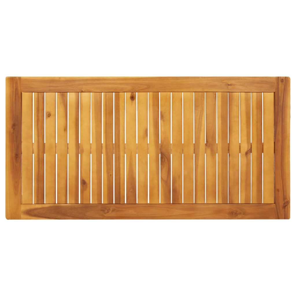 vidaXL Τραπεζαρία Κήπου 110x55x75 εκ. Μασίφ Ξύλο Ακακίας