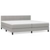 vidaXL &Kappa;&rho;&epsilon;&beta;ά&tau;&iota; Boxspring &mu;&epsilon; &Sigma;&tau;&rho;ώ&mu;&alpha; &Alpha;&nu;&omicron;&iota;&chi;&tau;ό &Gamma;&kappa;&rho;&iota; 200x200 &epsilon;&kappa;. &Upsilon;&phi;&alpha;&sigma;&mu;ά&tau;&iota;&nu;&omicron;