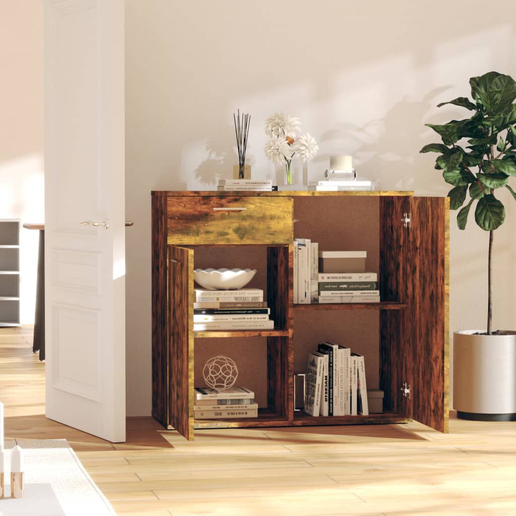 vidaXL Ντουλάπι Καπνιστή Δρυς 80 x 36 x 75 εκ. Επεξεργασμένο Ξύλο