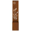 vidaXL Οθόνη Ιδιωτικότητας Κήπου Σκ rusty 32 x 140 εκ.