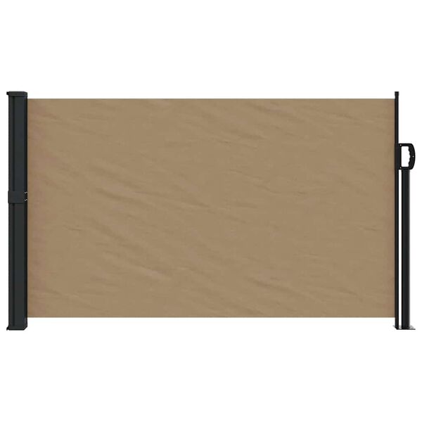 vidaXL Σκίαστρο Πλαϊνό Συρόμενο Taupe 120 x 600 εκ.