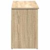 Πάγκος παπουτσιών vidaXL Sonoma Oak 102x30,5x45 cm Κατασκευασμένο ξύλο