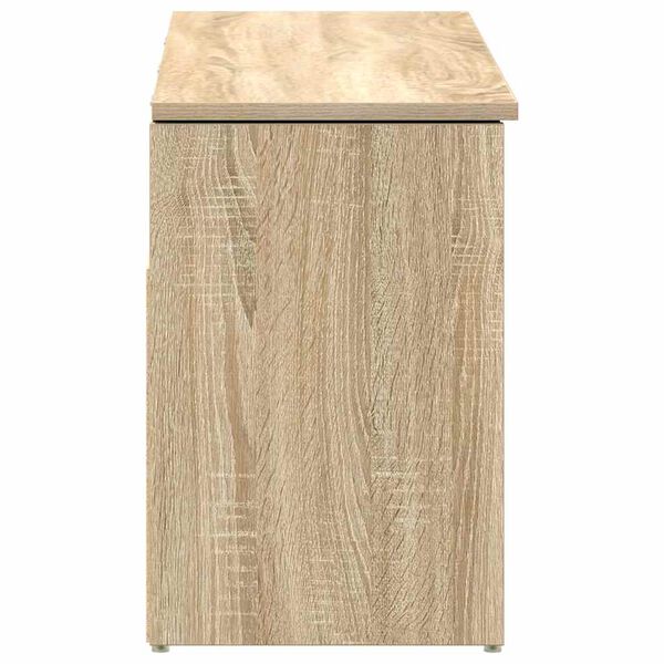 Πάγκος παπουτσιών vidaXL Sonoma Oak 102x30,5x45 cm Κατασκευασμένο ξύλο