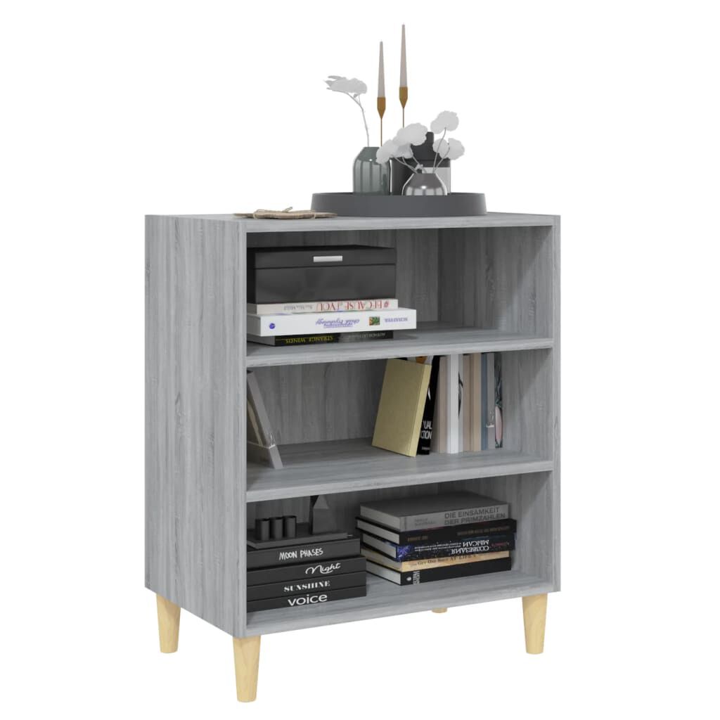 vidaXL Ραφιέρα Γκρι Sonoma 57 x 35 x 70 εκ. από Επεξεργασμένο Ξύλο