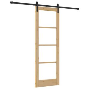 vidaXL Συρόμενη Πόρτα Άλλο ORKDAL Καφέ 73.5 x 211 εκ