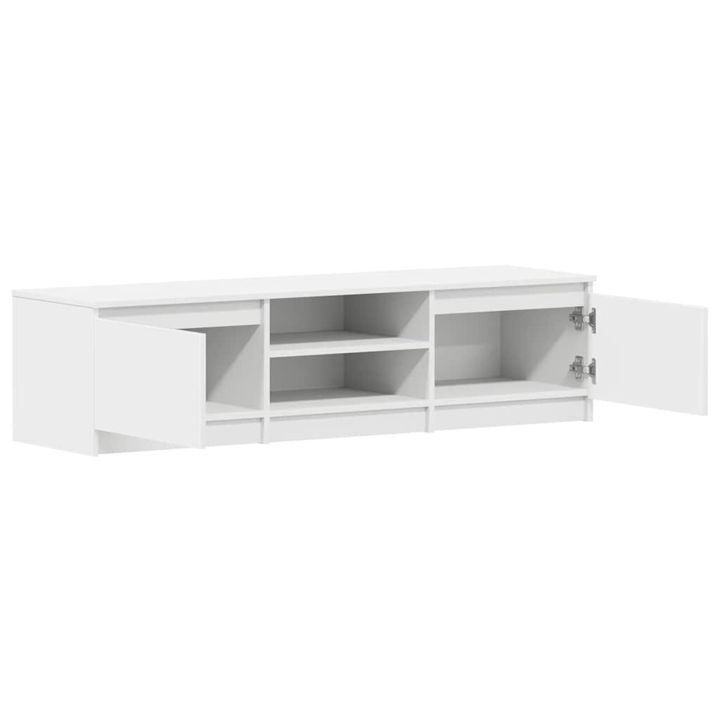 vidaXL Έπιπλο Τηλεόρασης Λευκό 140 x 40 x 35,5 εκ. από Επεξ. Ξύλο