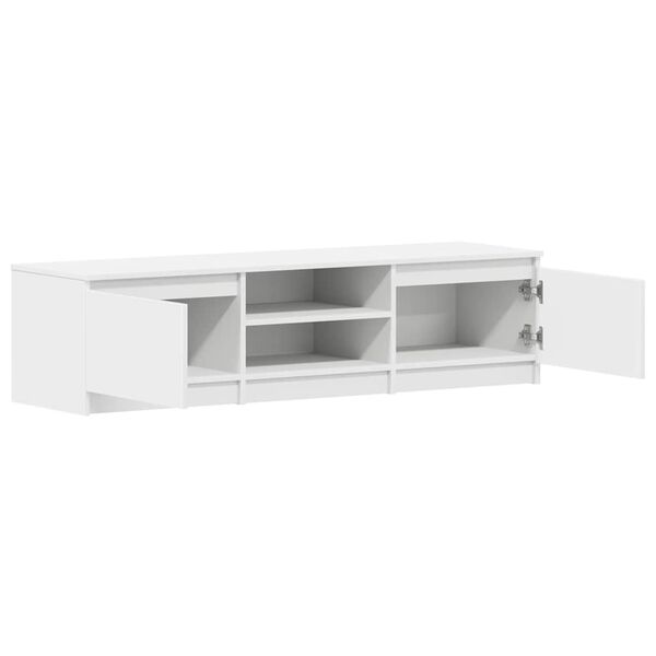 vidaXL Έπιπλο Τηλεόρασης Λευκό 140 x 40 x 35,5 εκ. από Επεξ. Ξύλο