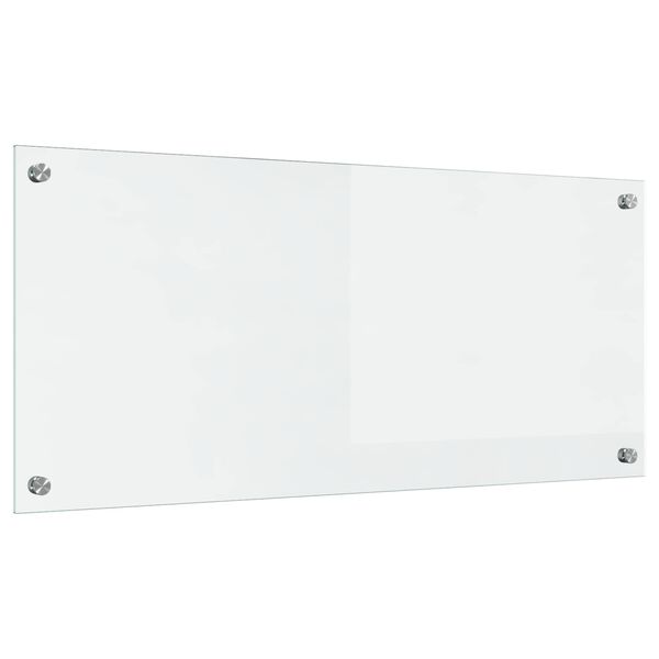 vidaXL Πίσω Πάνελ Κουζίνας Διαφανές 90 x 40 cm σκληρυμένο γυαλί