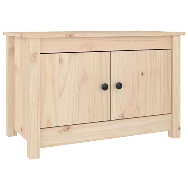 vidaXL Παπουτσοθήκη 70 x 38 x 45,5 εκ. από Μασίφ Ξύλο Πεύκου