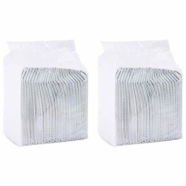 vidaXL Πατάκι Εκπαίδευσης Κατοικιδίου Μονόχρωμο 100 pcs 120 x 80 cm