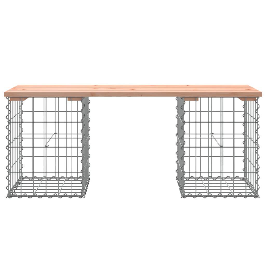 vidaXL Πάγκος Κήπου Συρματοκιβώτιο 103x31x42 εκ. Μασίφ Ψευδοτσούγκα