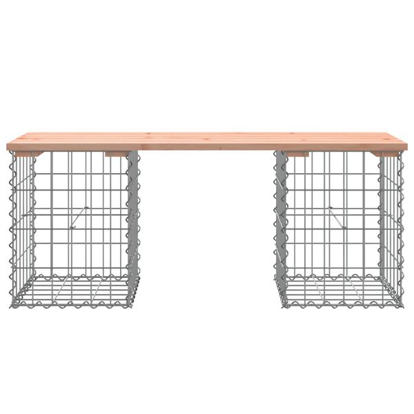 vidaXL Πάγκος Κήπου Συρματοκιβώτιο 103x31x42 εκ. Μασίφ Ψευδοτσούγκα