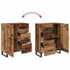 vidaXL Highboard &mu;&epsilon; &sigma;&upsilon;&rho;&tau;ά&rho;&iota; 2 pcs &Pi;&alpha;&lambda;&iota;ό &Xi;ύ&lambda;&omicron; &Epsilon;&pi;&epsilon;&xi;&epsilon;&rho;&gamma;&alpha;&sigma;&mu;έ&nu;&omicron; &xi;ύ&lambda;&omicron;