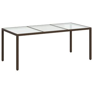 vidaXL &Tau;&rho;&alpha;&pi;έ&zeta;&iota; &Kappa;ή&pi;&omicron;&upsilon; &Kappa;&alpha;&phi;έ 190x90x75&epsilon;&kappa; &alpha;&pi;ό &Psi;&eta;&mu;έ&nu;&omicron; &Gamma;&upsilon;&alpha;&lambda;ί/&Sigma;&upsilon;&nu;&theta;&epsilon;&tau;&iota;&kappa;ό &Rho;&alpha;&tau;ά&nu;