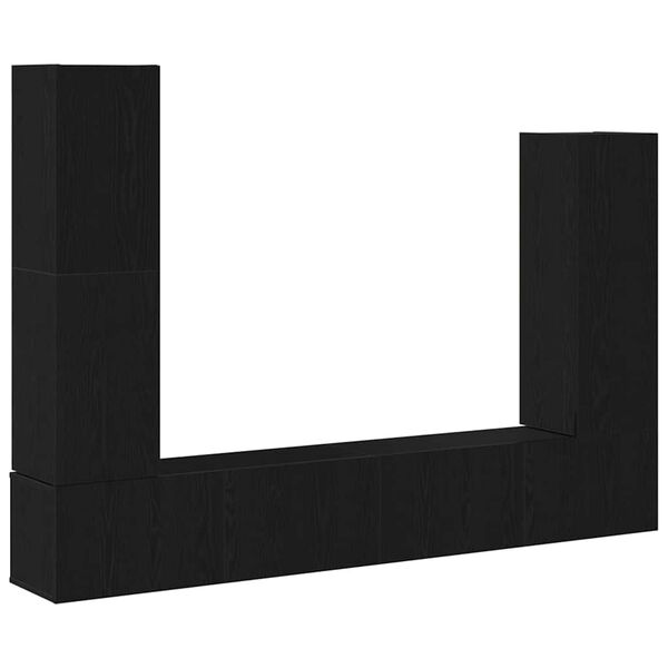 vidaXL &Sigma;&epsilon;&tau; &epsilon;&pi;ί&pi;&lambda;&omicron;&upsilon; &tau;&eta;&lambda;&epsilon;ό&rho;&alpha;&sigma;&eta;&sigmaf; 6 pcs &Mu;&alpha;ύ&rho;&eta; &Omicron;&xi;&upsilon;ά &Epsilon;&pi;&epsilon;&xi;&epsilon;&rho;&gamma;&alpha;&sigma;&mu;έ&nu;&omicron; &xi;ύ&lambda;&omicron;