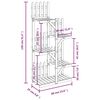 vidaXL Βάση Λουλουδιών 60x25x130 εκ. από Μασίφ Ξύλο Ελάτης