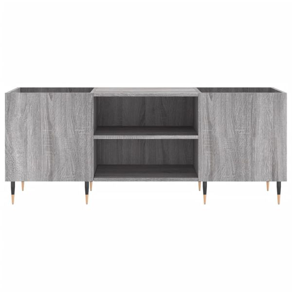 vidaXL Δισκοθήκη Γκρι Sonoma 121 x 38 x 48 εκ. από Επεξεργασμένο Ξύλο