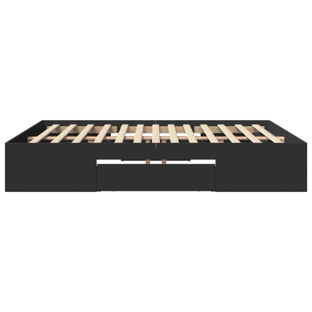 vidaXL Πλαίσιο κρεβατιού χωρίς στρώμα 180x200 εκ. Επεξεργασμένο Ξύλο