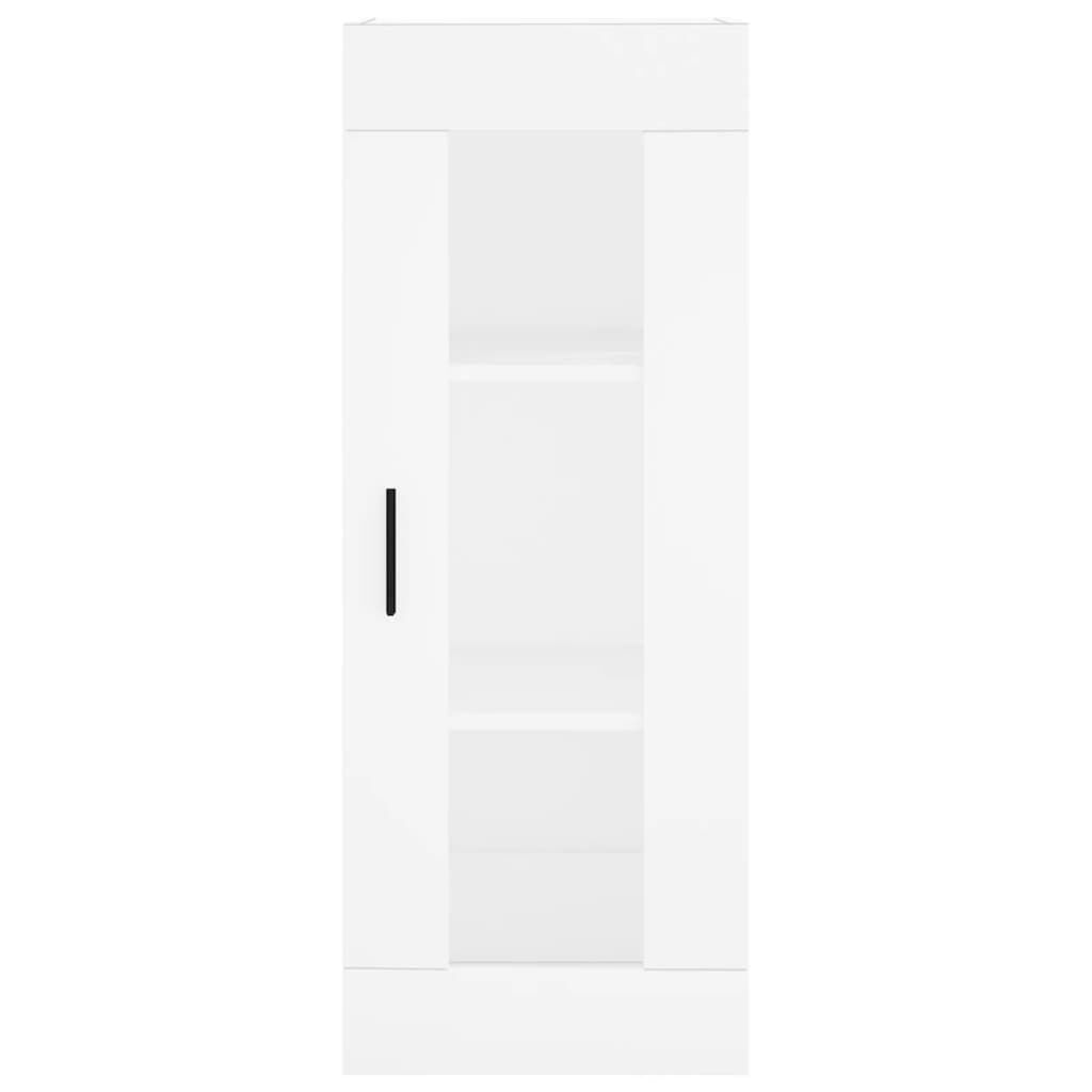 vidaXL Ντουλάπι Λευκό 34,5 x 34 x 180 εκ. από Επεξεργασμένο Ξύλο